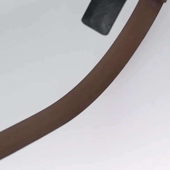 Salvatore Ferragamo Gancini Belt Leather 29.1""-31.5"" Black Auth am7781V - Picture 8 of 11